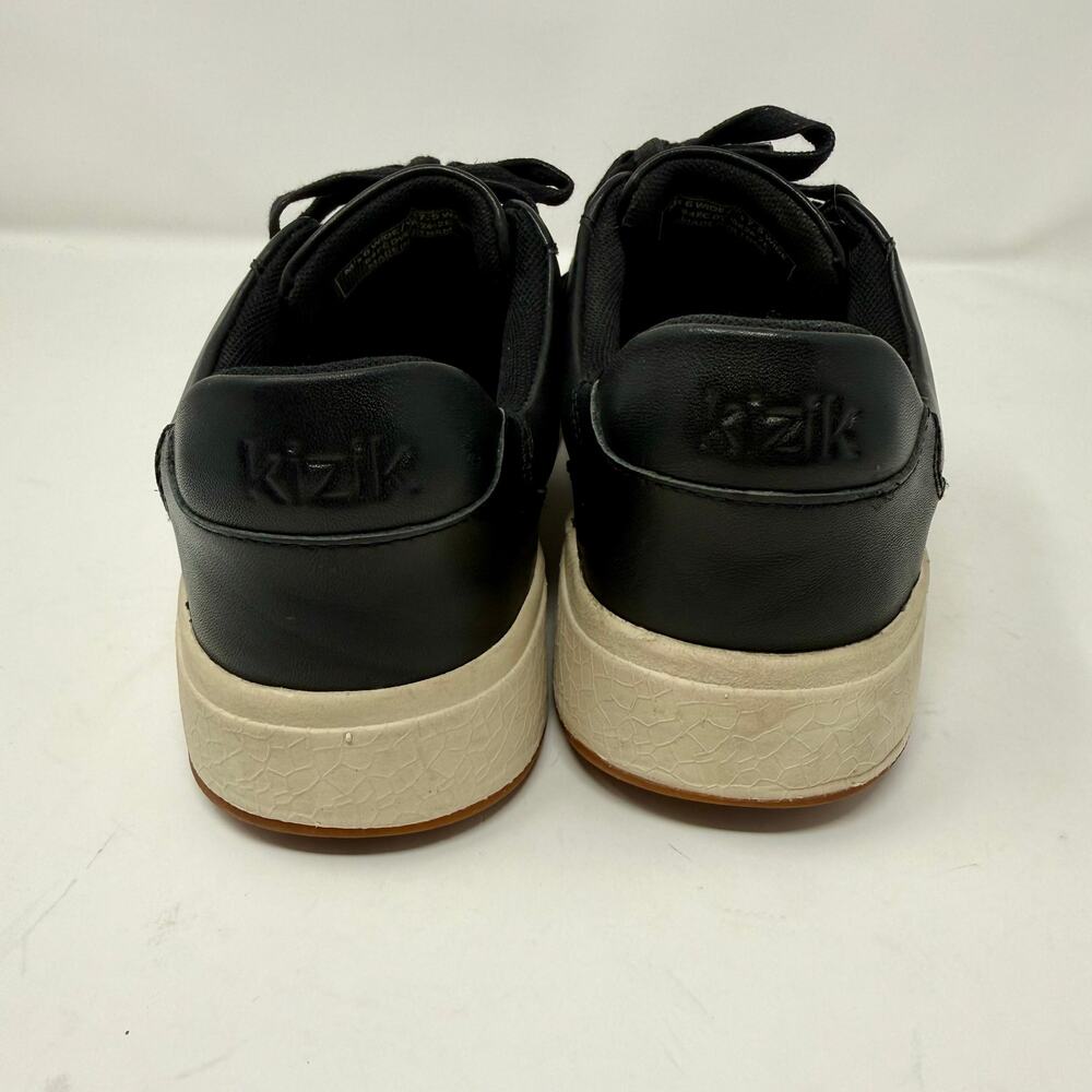 Kizik Vegas Hands Free Sneaker Black Women 7.5 Men 6 WIDE Walking Comfort Oxford - Picture 4 of 6